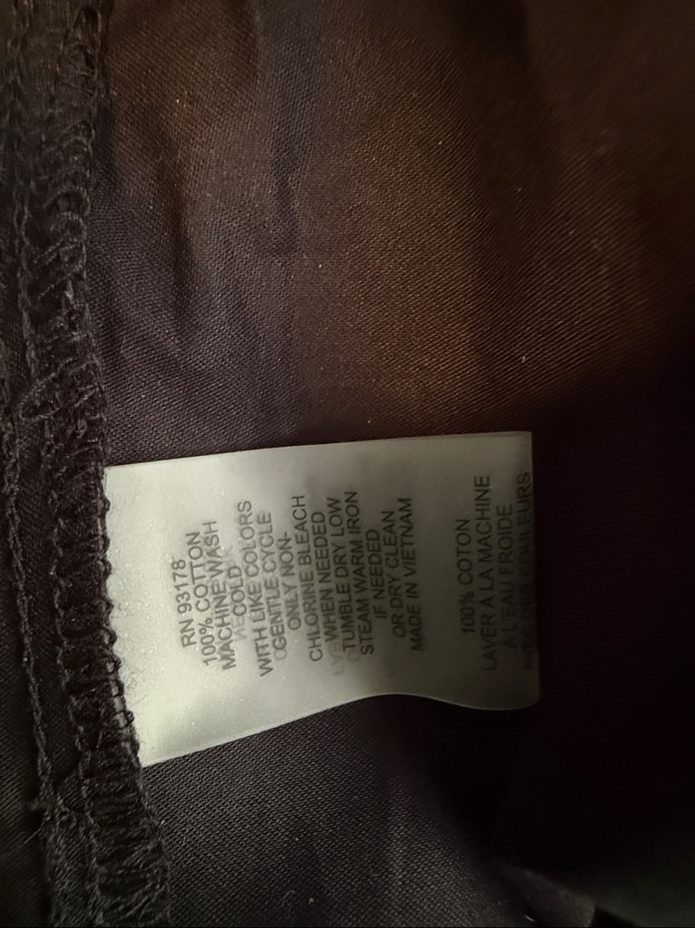 Elle Tahari Black Poplin Tie-Neck Top Blouse Pull over Medium NWOT Puff Sleeve - Picture 6 of 7